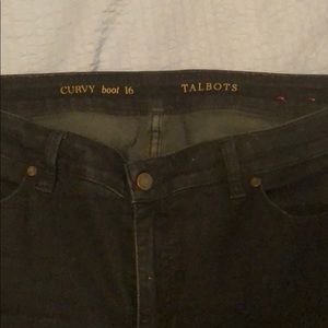 Talbots jeans, dark wash